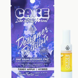 Candy Apple Cake Cart